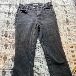 Washed black PacSun mom jeans!